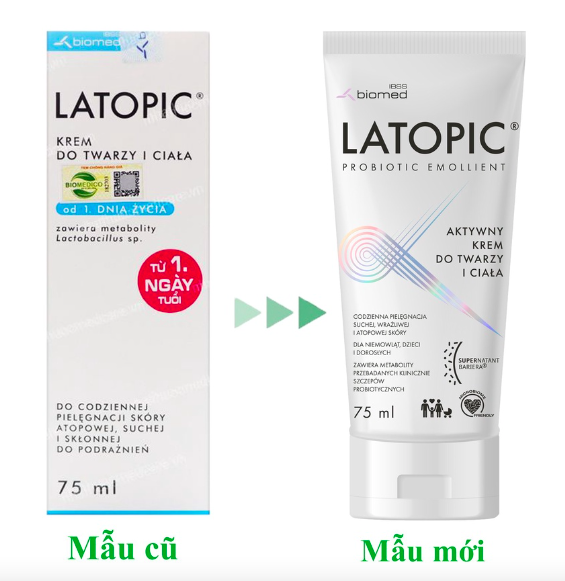KEM DƯỠNG ẨM LATOPIC AN TOÀN DỊU NHẸ CHO LÀN DA TRẺ SƠ SINH