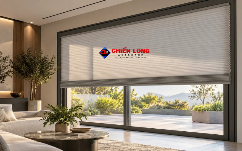 Rèm tổ ong 24V hoạt động ra sao? Cách chọn cho cửa kính và giếng trời