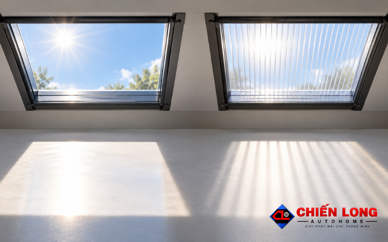 Mái Giếng Trời Polycarbonate: Chọn Tấm Đặc Hay Rỗng?