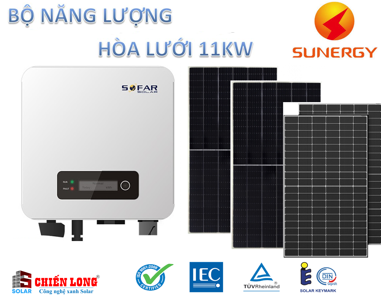 Báo giá hệ thống điện năng lượng mặt trời 11.2KW Hòa lưới hoặc lưu trữ | Rẻ hơn thị trường 20%
