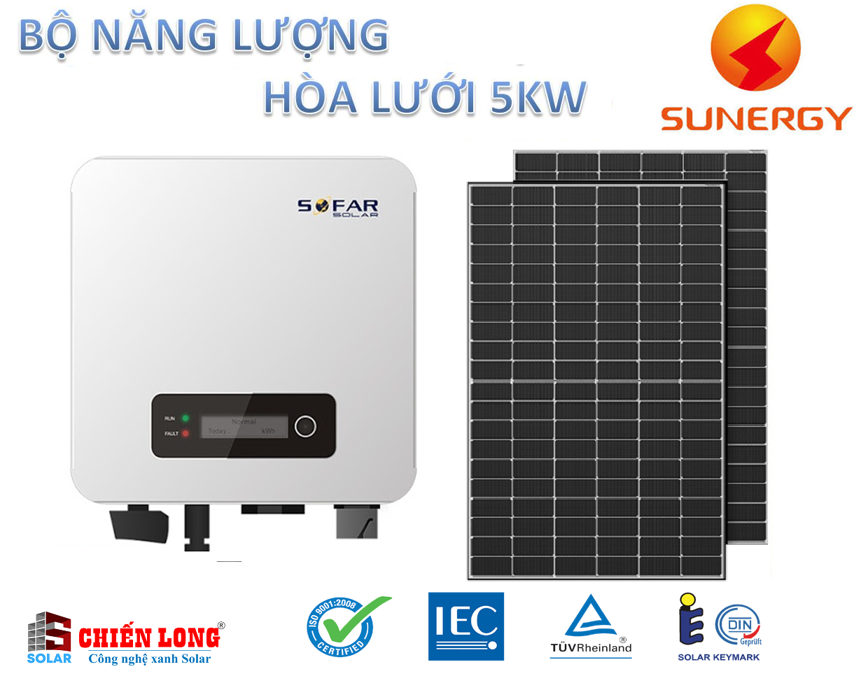 Giá điện năng lượng mặt trời 5KW