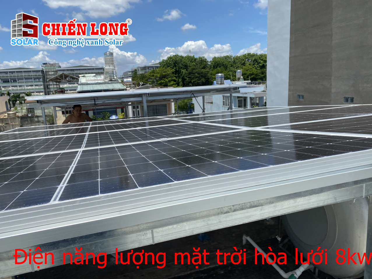 Điện năng lượng mặt trời hòa lưới 8KW - Hòa lưới hoặc lưu trữ | Rẻ hơn thị trường 20%