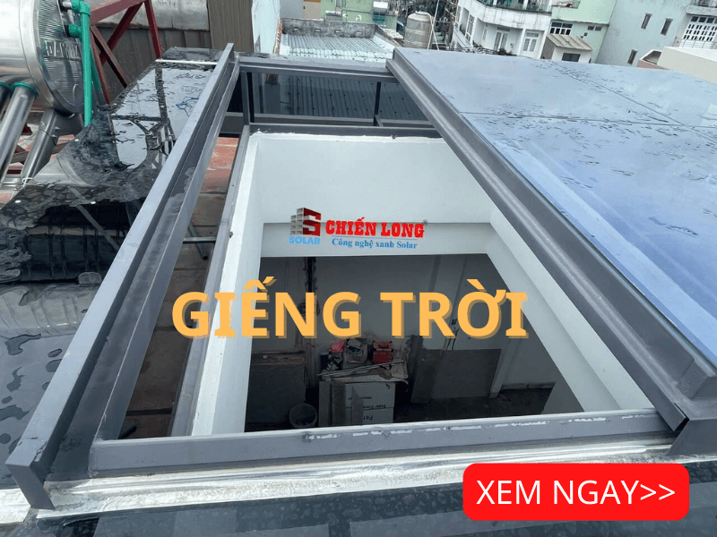 Giếng trời tự động lùa trượt & Lật thiết kế thẩm mỹ an toàn siêu bền