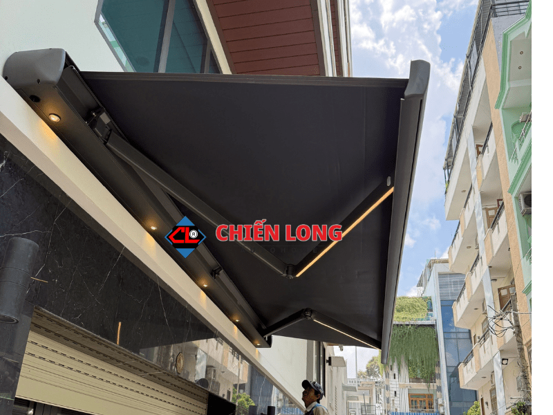 Bàn Giao Công Trình Mái Hiên Tự Động Thông Minh DQA Cao Cấp