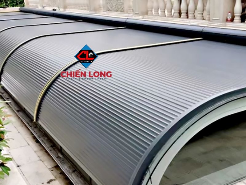 Khách hàng bất ngờ khi lắp mái nhôm cuốn cách nhiệt tự động giảm nóng 99%