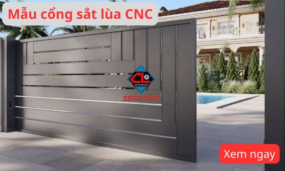 Xem ngay những mẫu cổng sắt lùa CNC thiết kế độc đáo phong cách hiện đại xu hướng