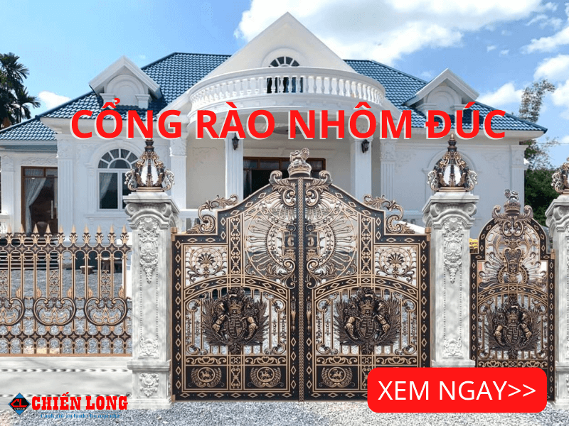 Mẫu Cửa Cổng nhôm đúc Biệt Thự  Sang Trọng - nâng tầm đẳng cấp cho gia chủ