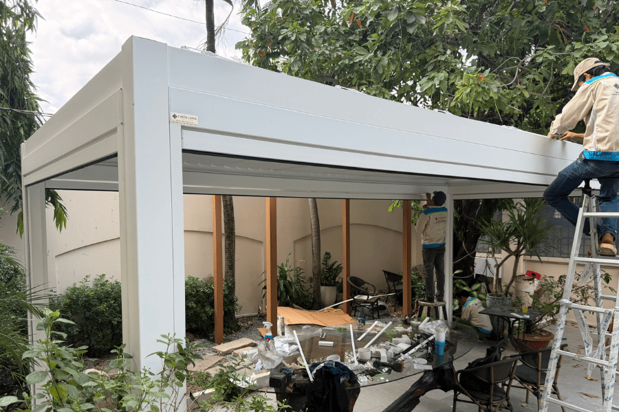 Nhà Chòi Hợp Kim Nhôm Thông Minh 3x6m – Công Trình Biệt Thự Quận 2