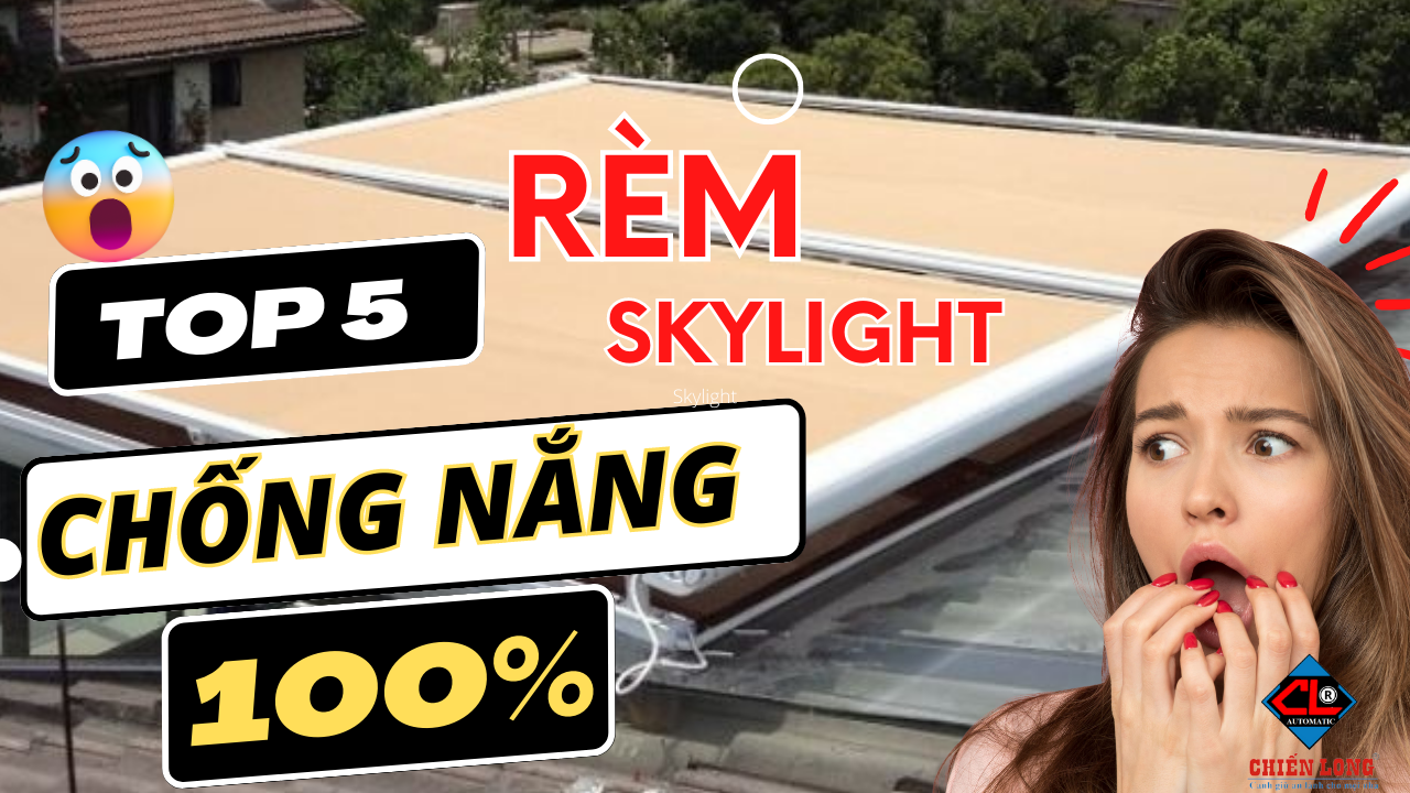 4 công dụng nổi bật của rèm Skylight che nắng trên mái kính cường lực Chiến Long