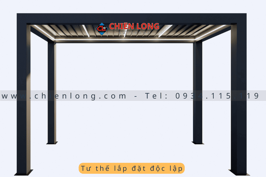 6 Vi trí Lắp Đặt Mái Nhôm Xếp Lật Tự Động – Giải Pháp Che Nắng Mưa Hiện Đại Cho Mọi Công Trình