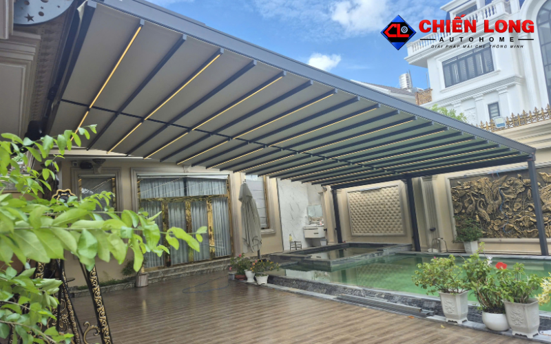 Kết cấu của mái xếp PVC