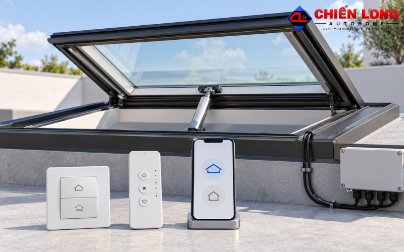Bảo trì mái kính và mái giếng trời polycarbonate.
