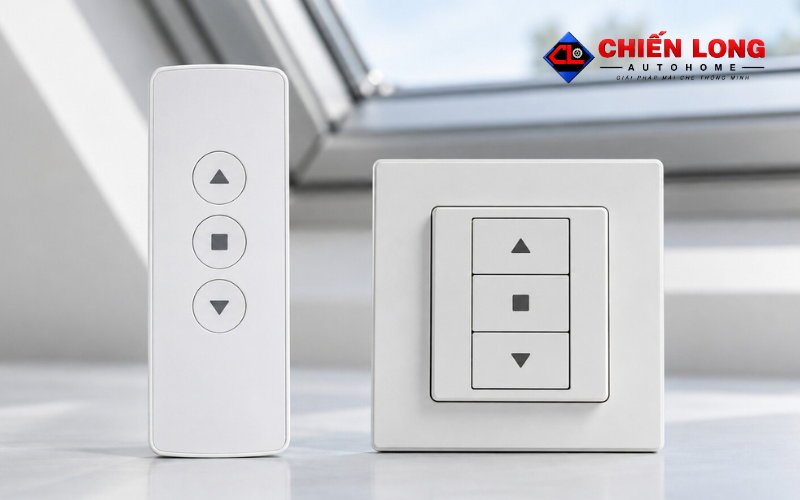 Remote và công tắc giếng trời điều khiển từ xa