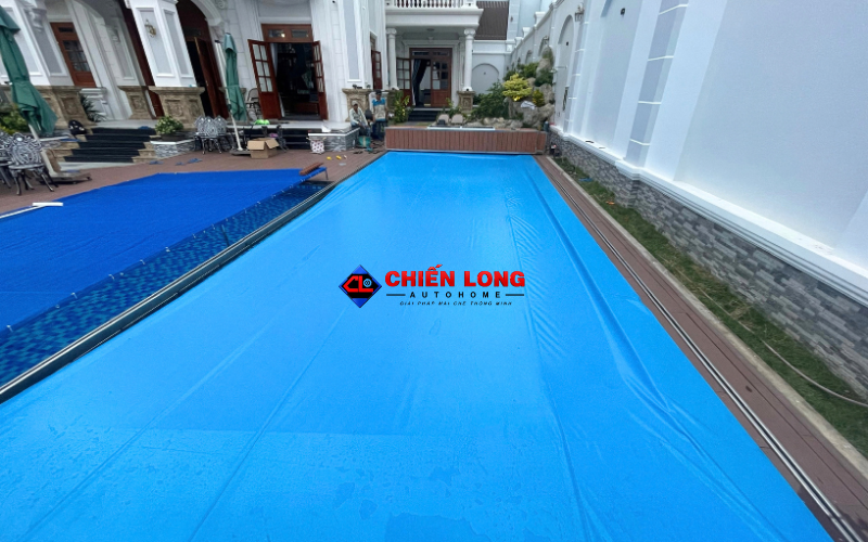 Thực tế kích thước bạt che hồ bơi