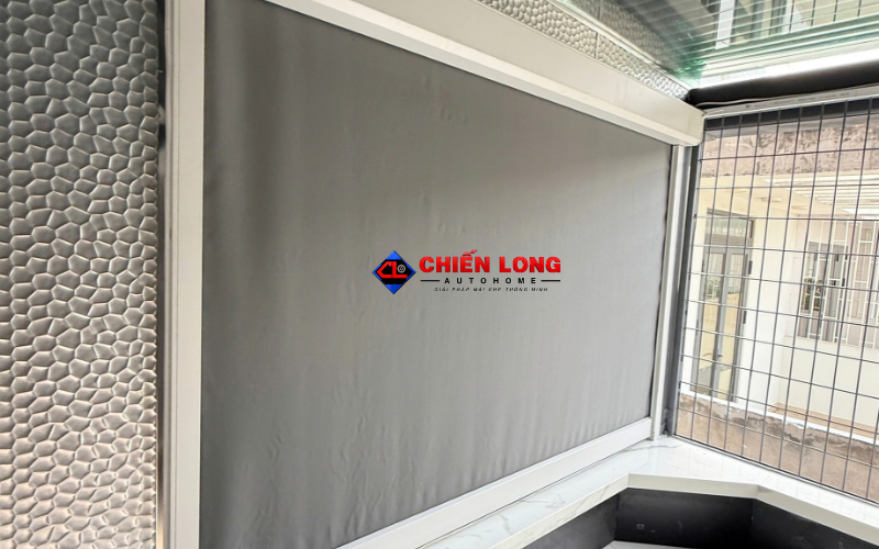 Chi tiết thực tế rèm Zip tự động