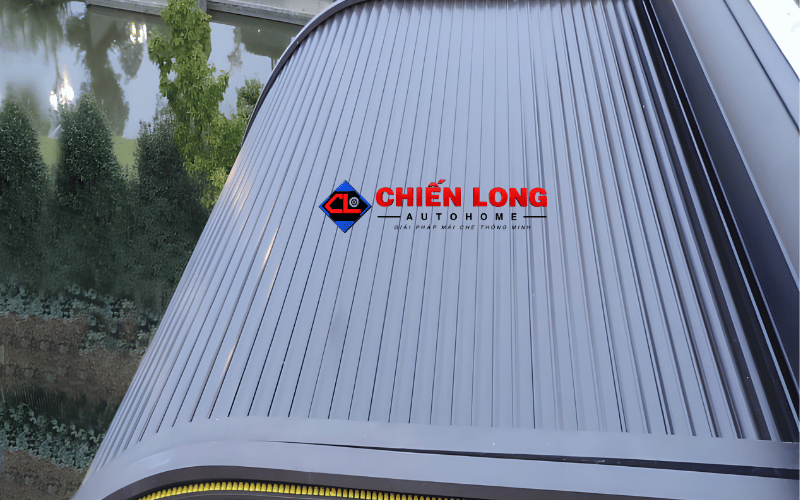 Mái nhôm cuốn dạng vòm chống nắng