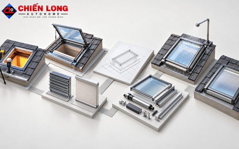 Hoàn thiện giải pháp chống nóng giếng trời cho nhà phố.