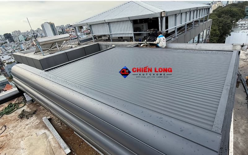 Sản phẩm mái nhôm cuốn