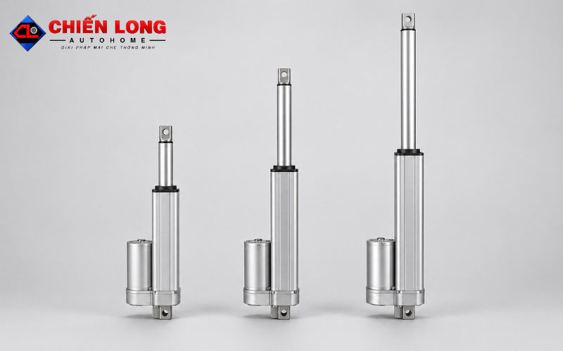 So sánh motor cửa sổ tự động hành trình 30cm, 40cm và 50cm.