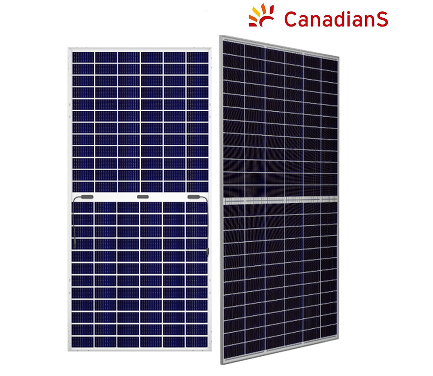 Tấm Pin Sử Dụng Năng Lượng Mặt Trời Canadian 450w Solar Chiến Long
