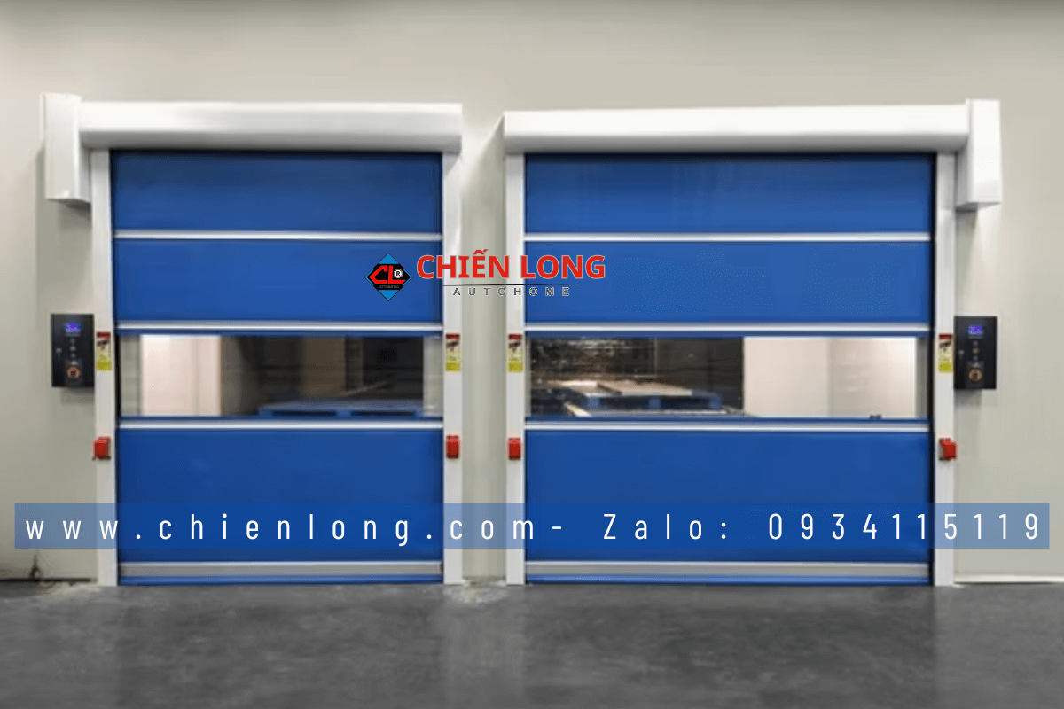 Cửa cuốn nhanh công nghiệp cho kho lạnh và kho logistics