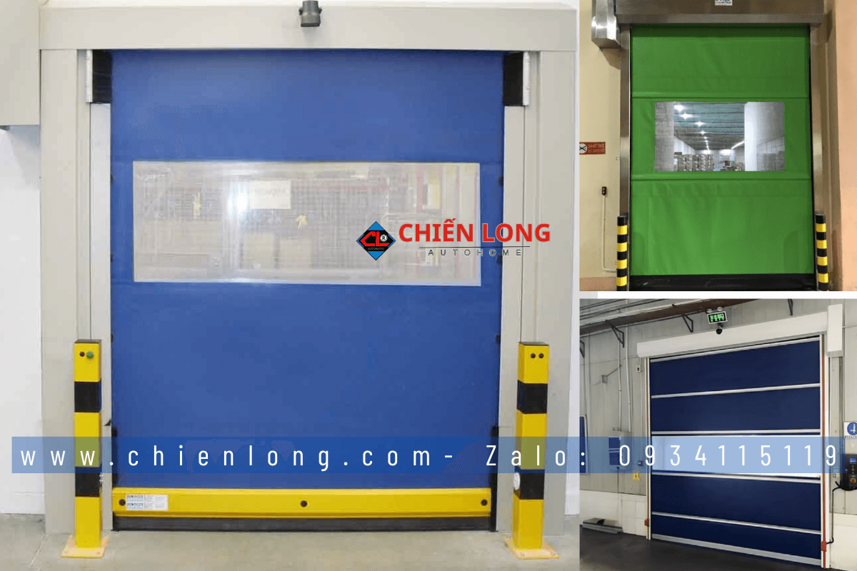 Chiến Long Autohome lắp đặt cửa cuốn nhanh công nghiệp