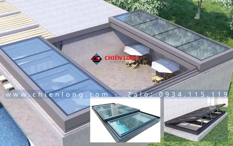 giếng trời lấy sáng tự nhiên