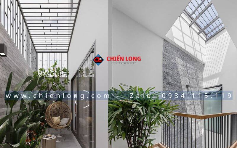 giá giếng trời tự động bao nhiêu