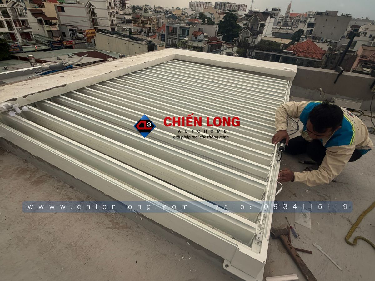 Chiến Long Autohome cung cấp mái nhôm xếp lật nhập khẩu