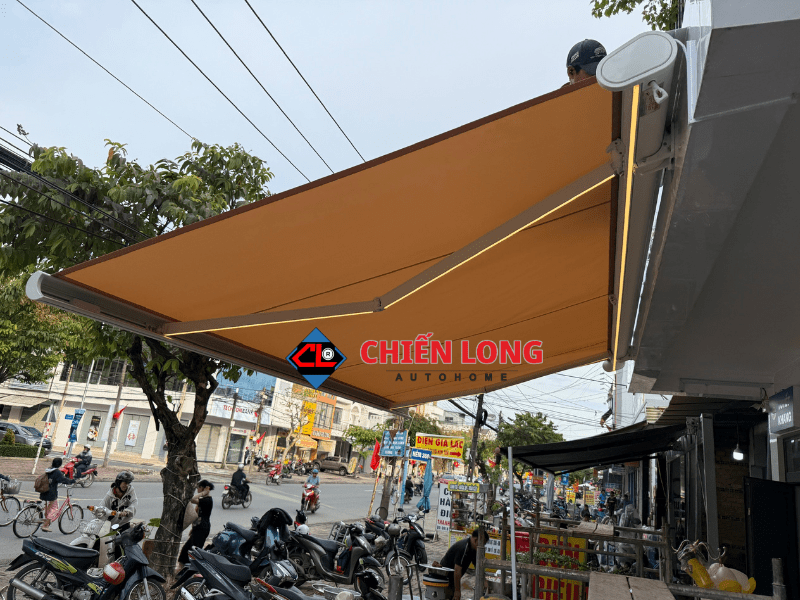 Mái hiên thông minh cho biệt thự cao cấp