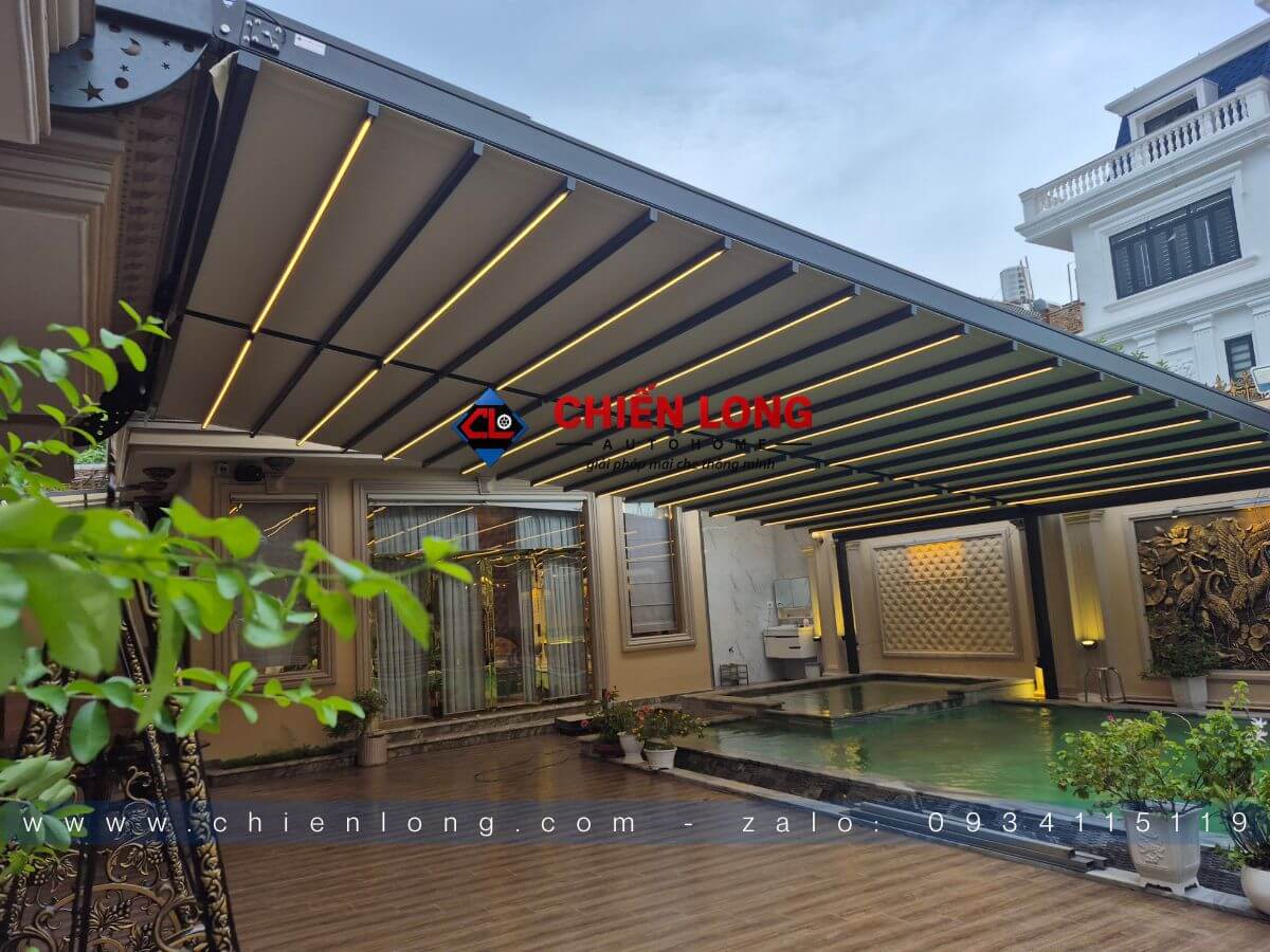 Mái hiên tự động thông minh điều khiển từ xa
