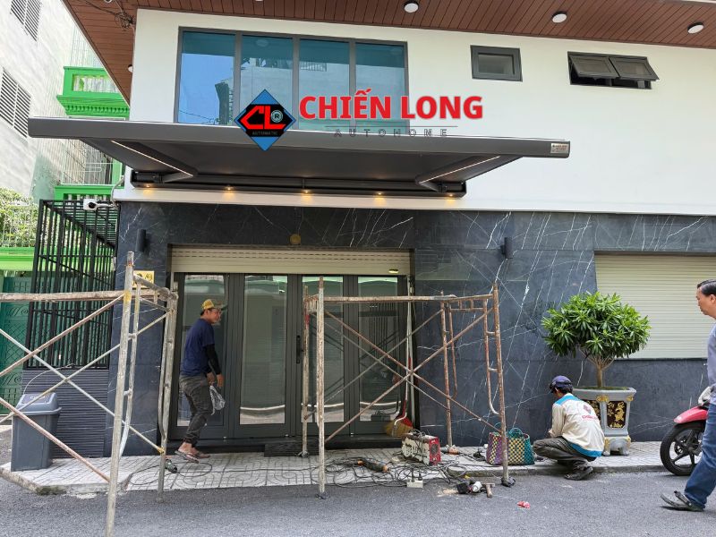  Hình ảnh thi công mái hiên theo đúng tiêu chuẩn kỹ thuật