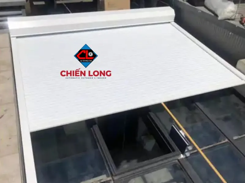 Mái nhôm cuốn tự động
