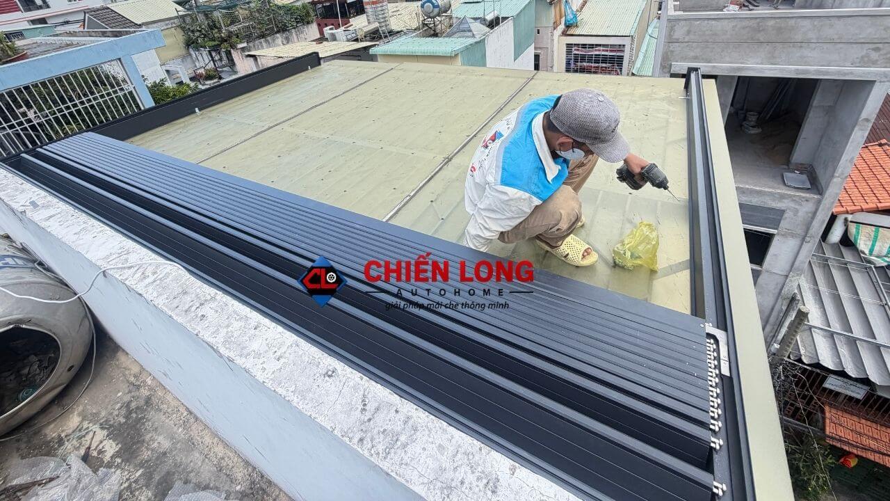 Mái nhôm Ziczac tự động tại đường Bạch Đằng, Tân Bình
