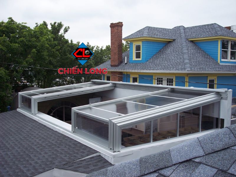 Mái xếp poly tự động được sản xuất từ các vật liệu cao cấp