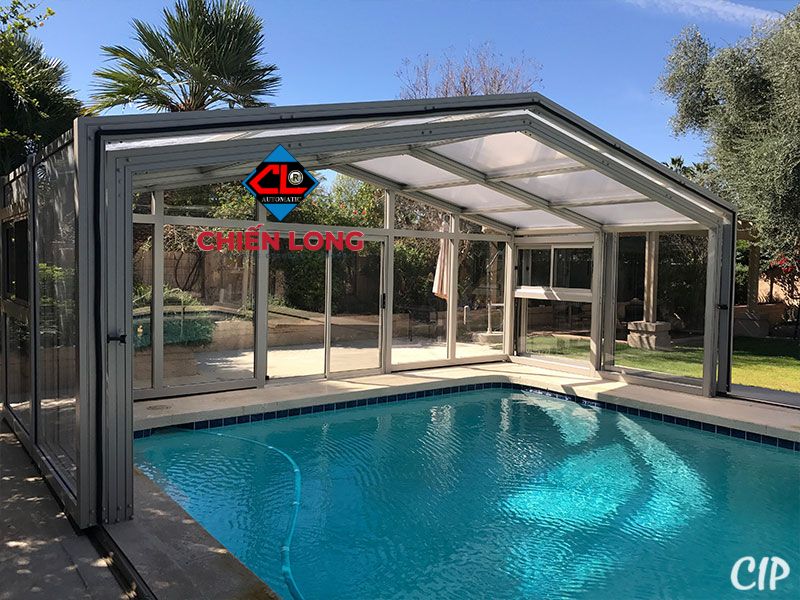 Mái xếp poly tự động mang đến một không gian sống thoáng đãng, tiện nghi