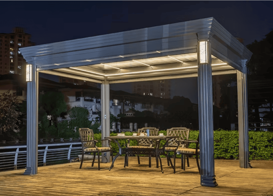 Nhà chòi hợp kim nhôm tân cổ điển kiểu Pháp 