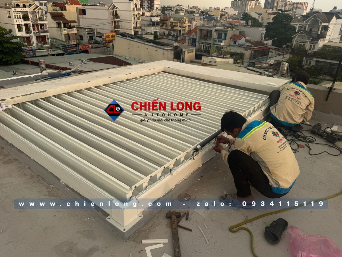Thi công giếng trời tự động chuyên nghiệp tại TP.HCM