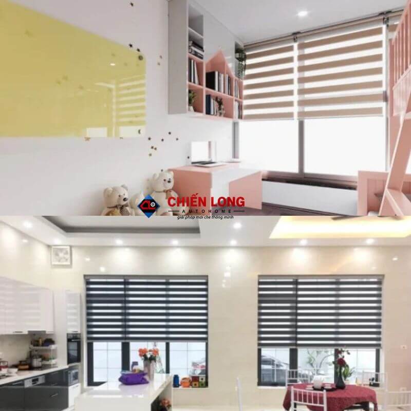 Rèm cầu vồng thông minh điều khiển từ xa