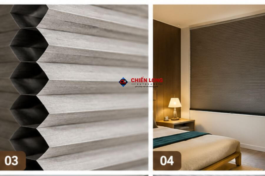 cấu tạo rèm tổ ong Honeycomb cách nhiệt