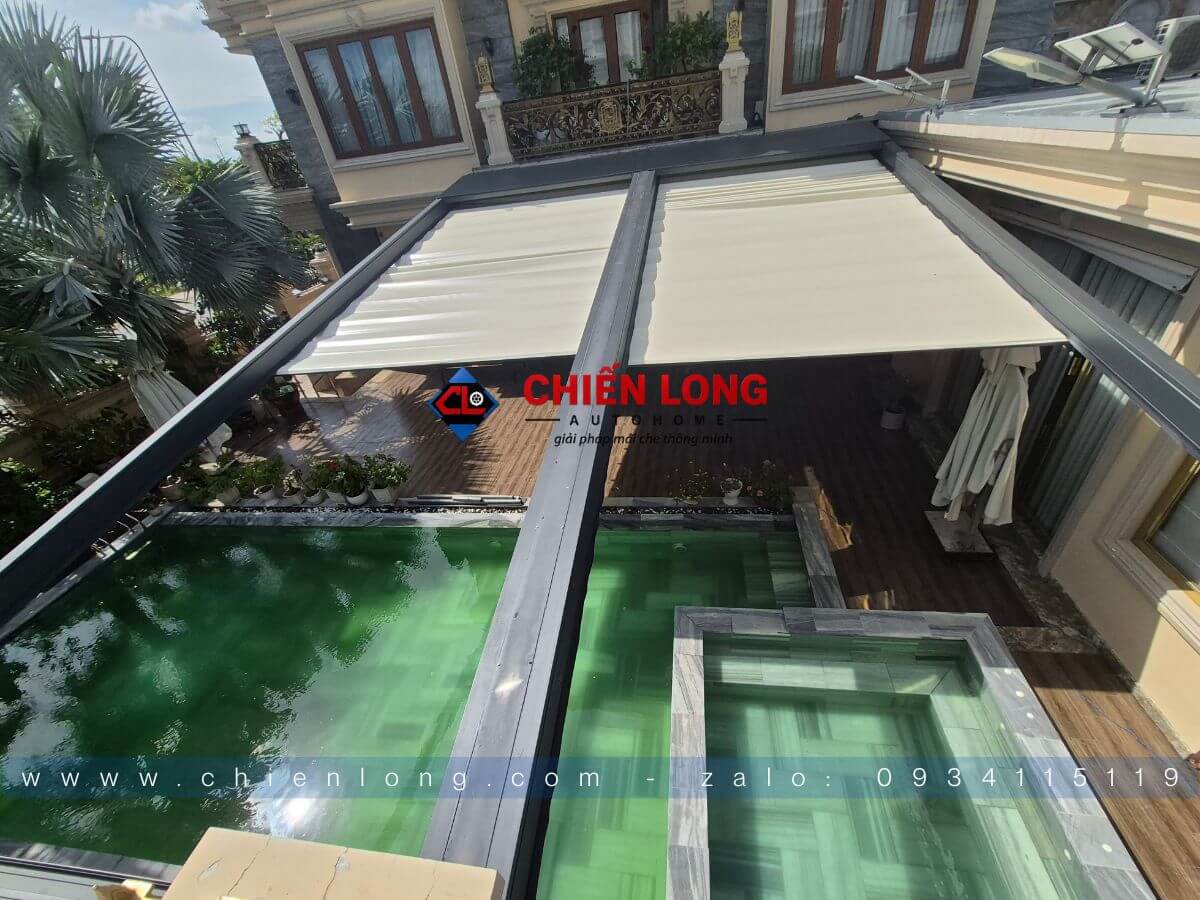 Remote điều khiển mái che xếp tự động