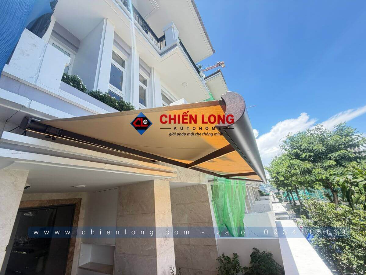 Hệ tay đòn mái hiên tự động cao cấp