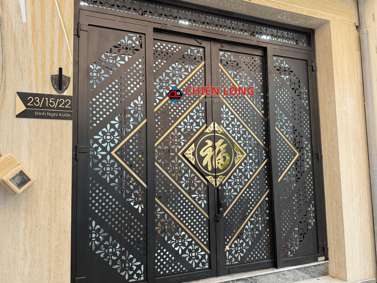 Hoa mai cách điệu stylized cắt CNC nghệ thuật