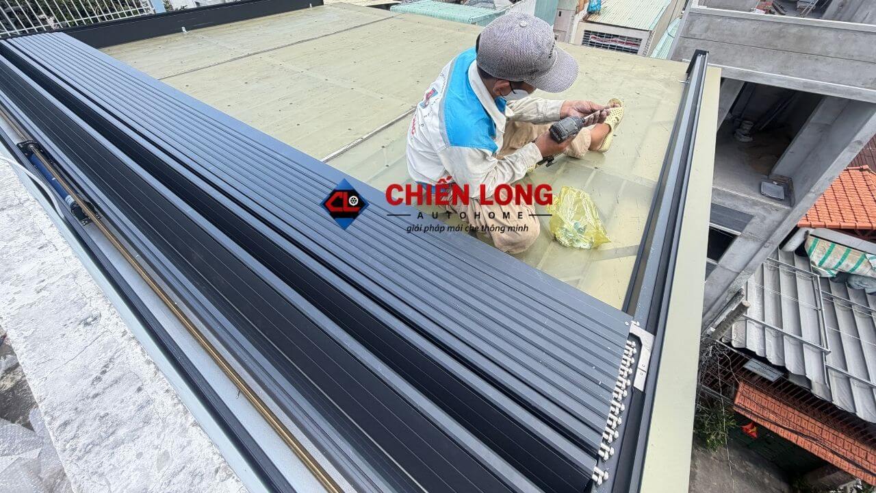 Thi công mái nhôm Ziczac tự động tại TP.HCM