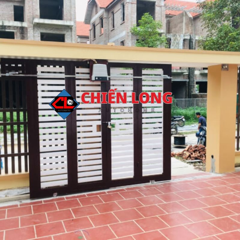  Thiết kế cửa cổng lùa ngang hiện đại đang rất phổ biến tại nhiều công trình