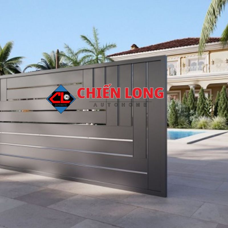   Thiết kế cửa cổng lùa ngang hiện đại phù hợp với nhiều không gian khác nhau