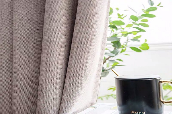 rèm vải một màu