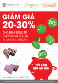 Everon Siêu Giảm Giá Các Sản Phẩm chào xuân Binh Thân 2016