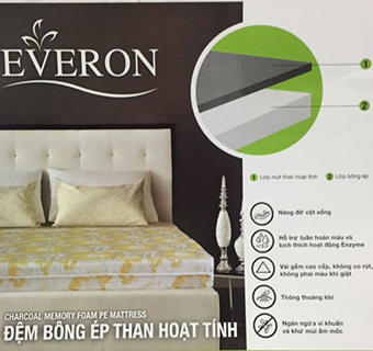 Những mẫu đệm everon 2017 đẹp nhất