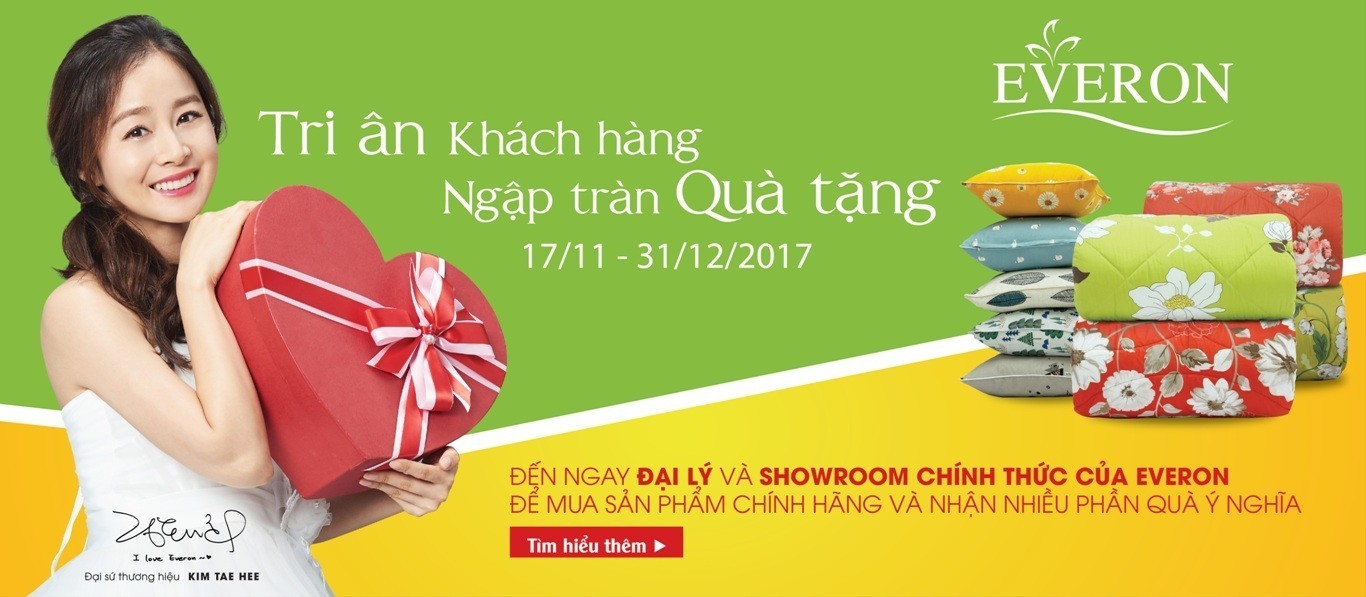 EVERON TRI ÂN KHÁCH HÀNG NHẬN QUÀ LIỀN TAY 2017